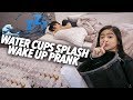 Water Cups Splash Wake Up Prank On Bro!! | Ranz and Niana