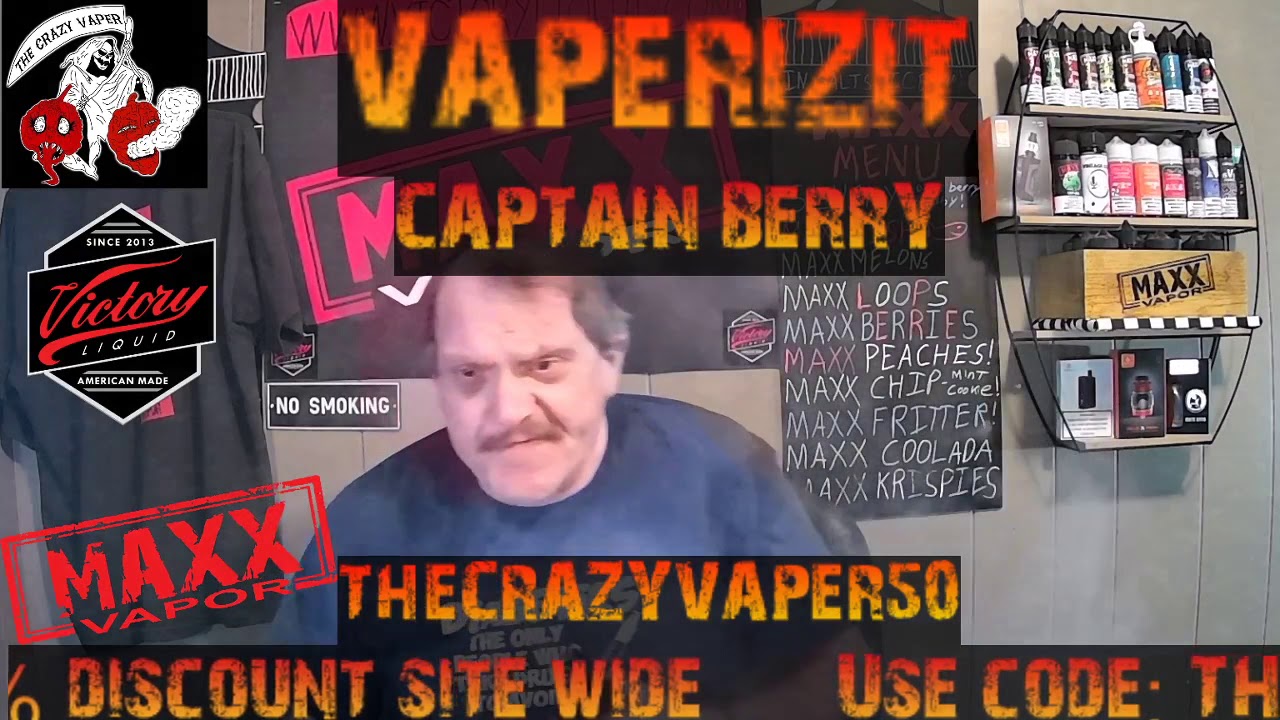 VAPERIZIT CAPTAIN BERRY JUICE REVIEW. IF YOU LIKE CEREAL VAPES, THIS IS GOOD
