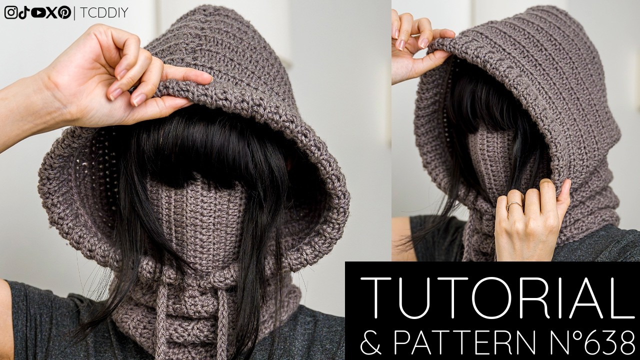 Crochet a Versatile Hooded Balaclava | Pattern & Tutorial #638