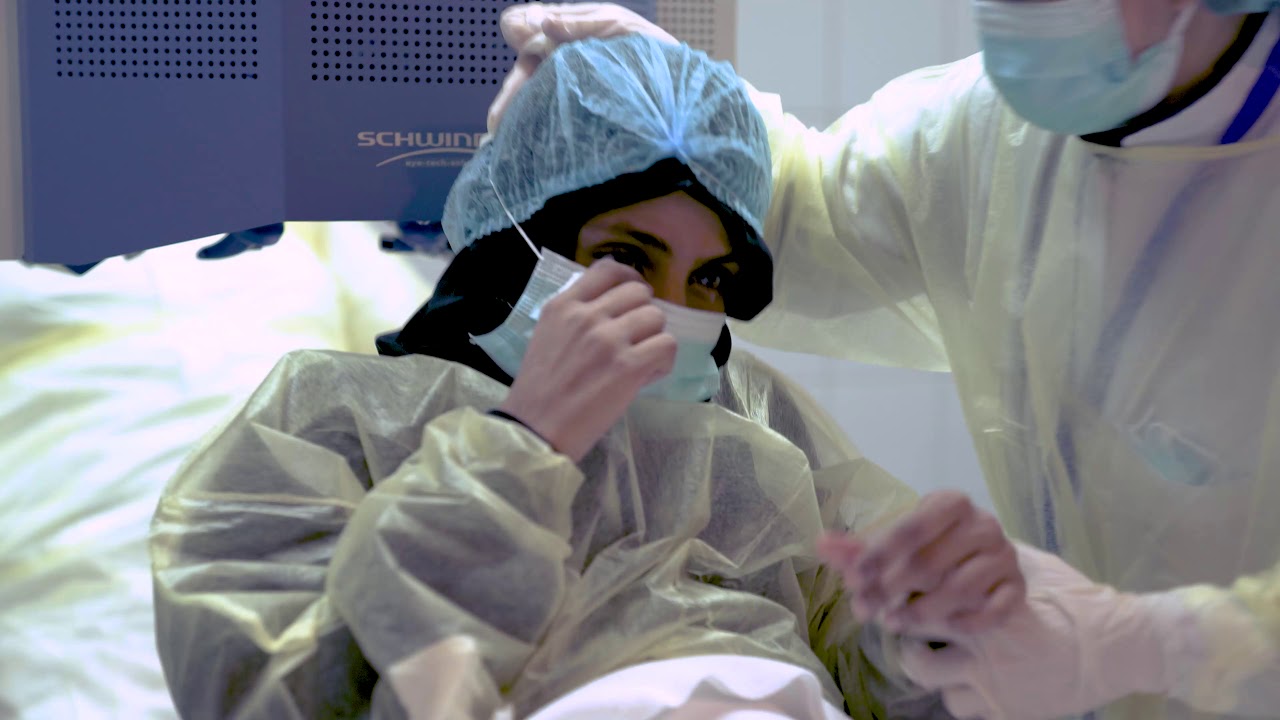 الفائزة بعملية تصحيح النظر