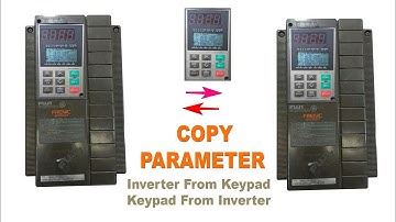 how to copy-paste parameter for Fuji Frenic 5000G11_ Inverter
