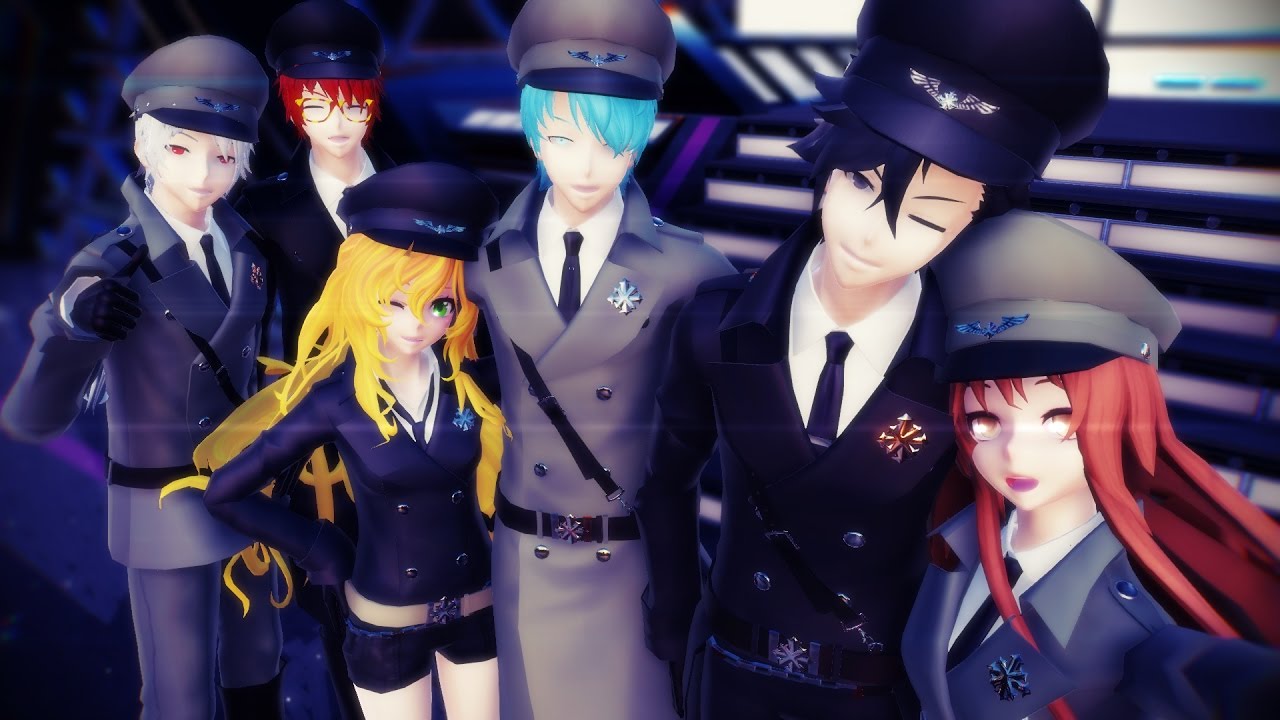 MMD 』Live For The Night Mystic Messenger - YouTube