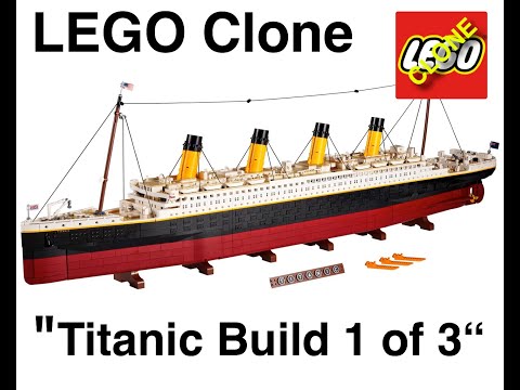 Will the LEGO Titanic float?, Will the huge LEGO Titanic set float? Video  by Buwizz  By Beyond the Brick