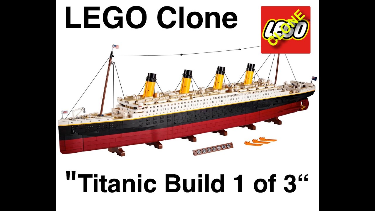 Retour du Bateau Titanic en Jeu Lego de 9090 Pièces (video