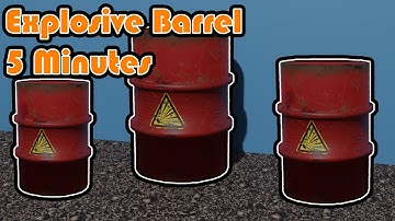 How To Make An Explosive Barrel In Blender In Under 5 Minutes