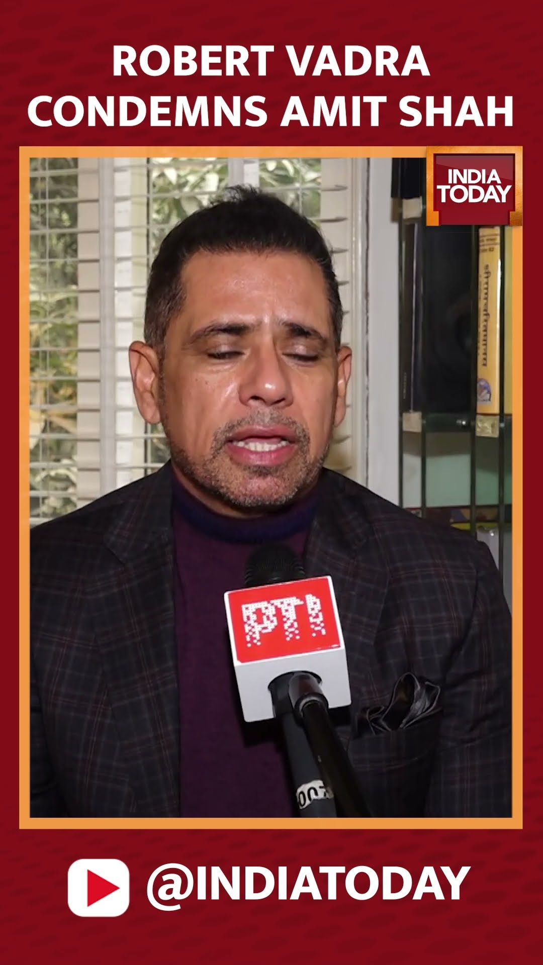 Robert Vadra Condemns Home Minister Amit Shah's Ambedkar Remark #shorts #politics #robertvadra