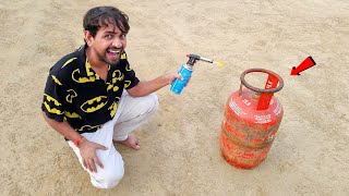 Experiment With Lpg Gas Tank.... 100% Real