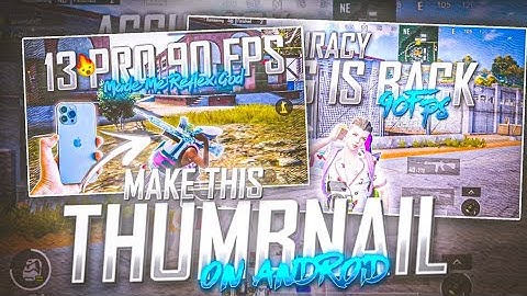 Make This Amazing Thumbnail in Ps CC 🔥 Bgmi/Pubg #bgmithumbnails #bgmi