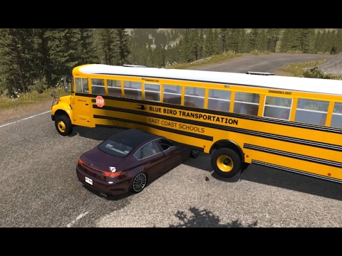 School Bus Crashes 5 Interior View Edition Beamng Drive