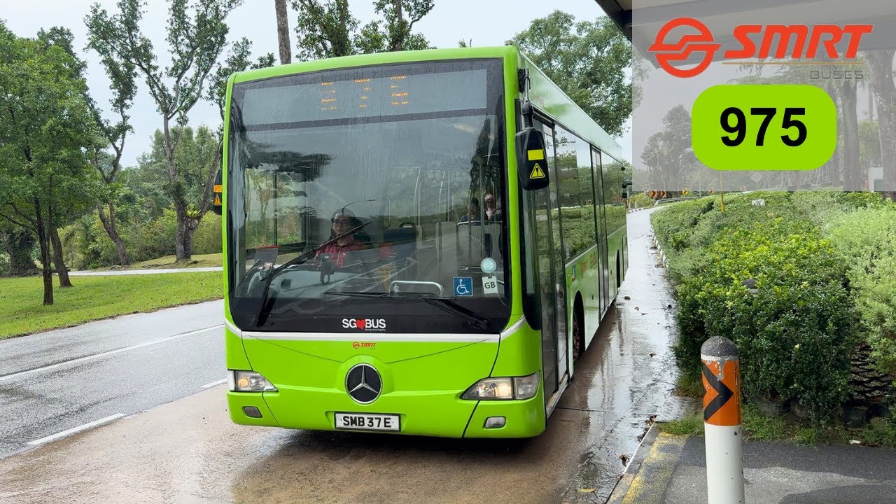 SMRT Bus Service 975 SMB37E Mercedes-Benz OC500LE (Batch 1)