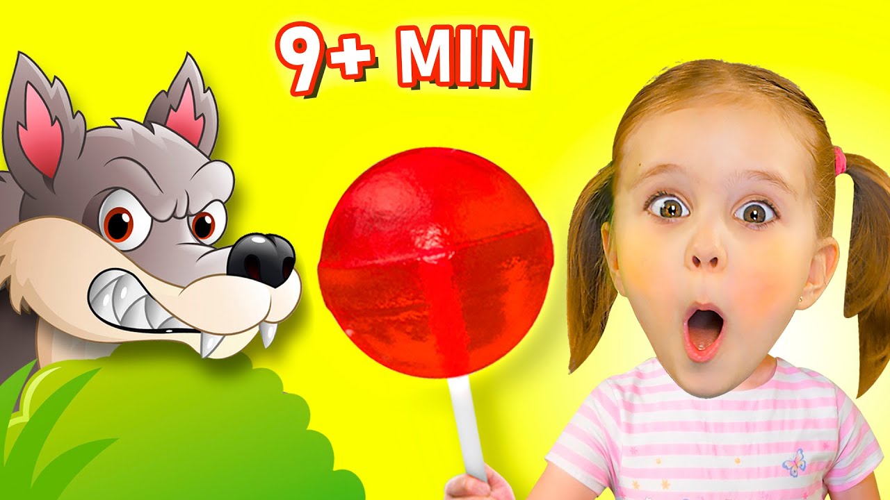 Big grey wolf go away from Lollipop + More | Max and Sofi Kids Songs ...