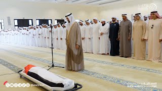 رئيس الدولة والشيوخ يؤدون صلاة الجنازة على روح سعيد بن زايد