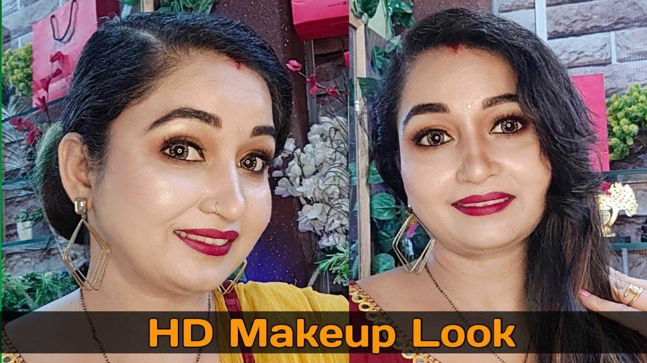 Party makeup tutorial l how to do parlour Makeup at home in hindi # ...
