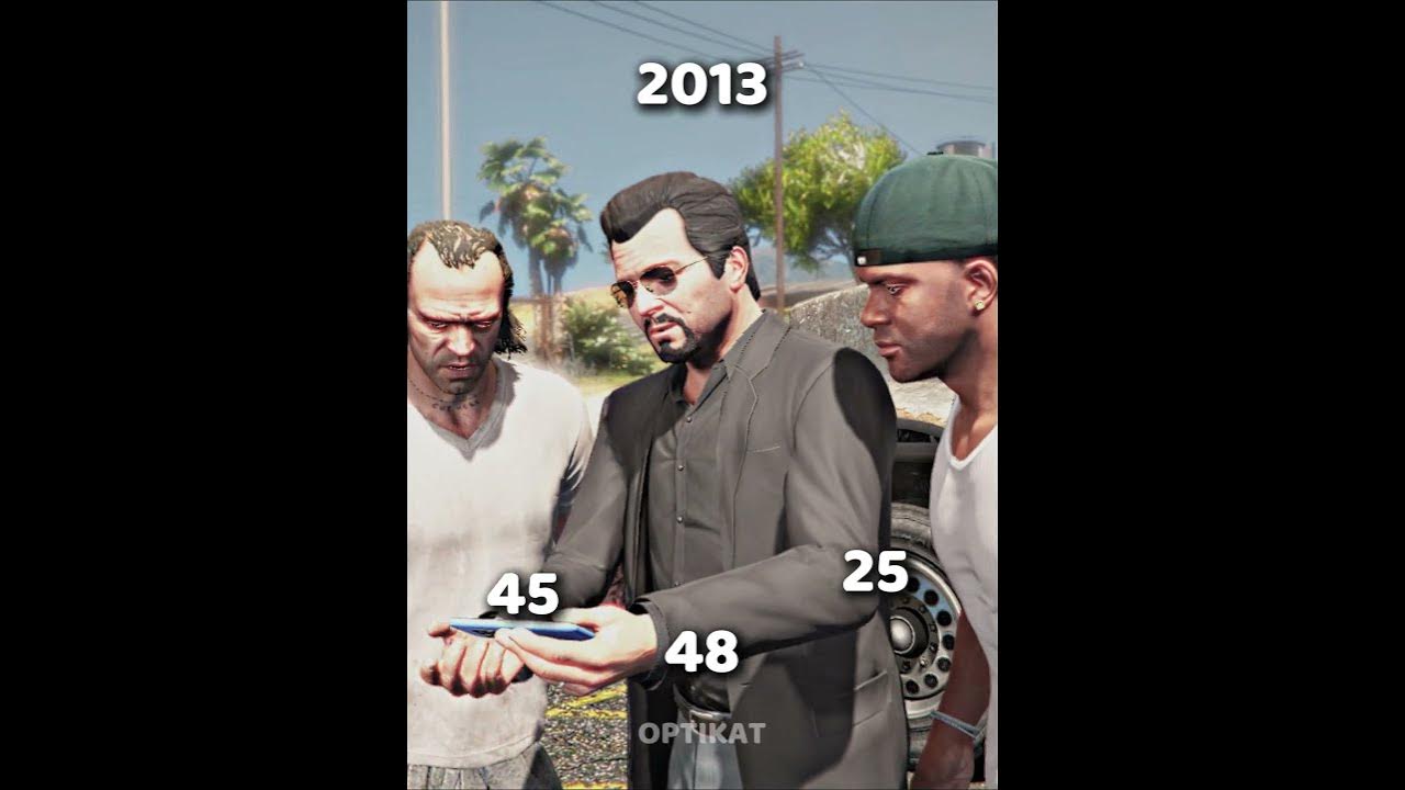 Trevor, Michael and Franklin's Age in 2025 🥲 Trevor, Michael and Franklin's Age in 2025 🥲