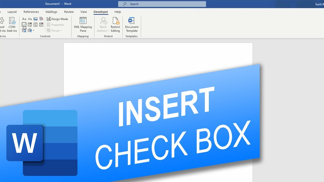 how-to-insert-check-box-in-word-youtube