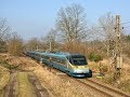 Odklon vlaku SC 505 Pendolino po trati 020 - Plchůvky