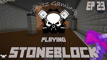 StoneBlock Ep23 Compact Machines Automation Part 1