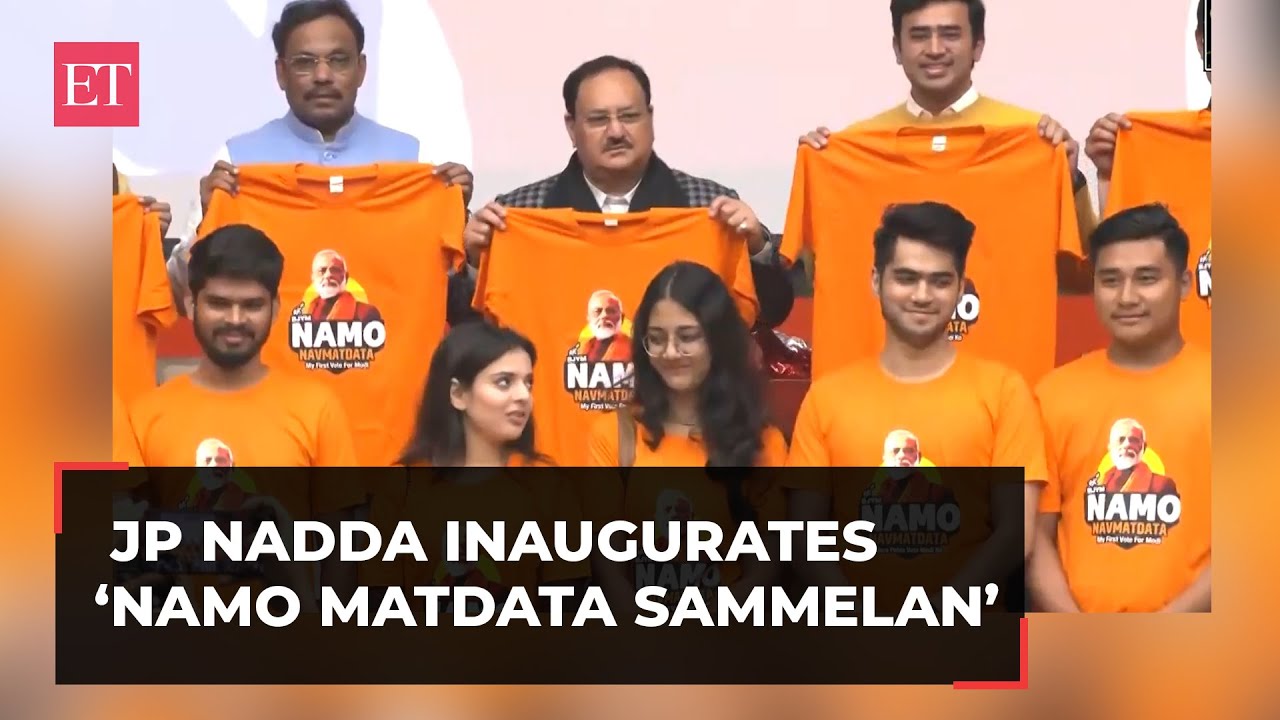 BJP president JP Nadda inaugurates ‘Namo Matdata Sammelan’ organised by BJYM