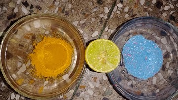 Basic Experiments| Turmeric Indicator|Detergent and lemon and Turmeric | Science Desi Experiment|