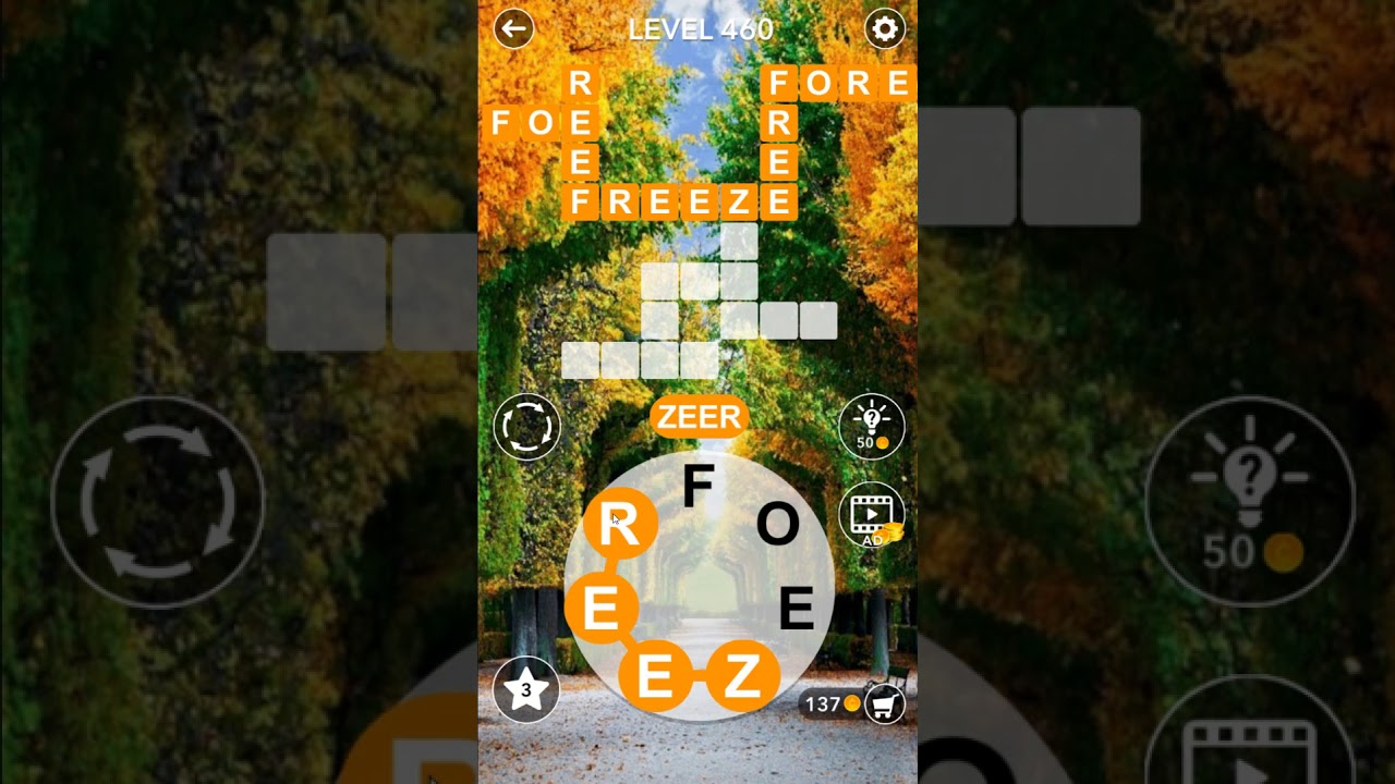 Word Crossword Search level 460