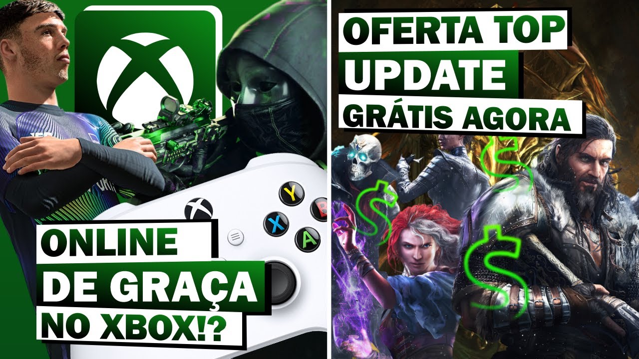 OBA! UPDATE GRÁTIS pra JOGÃO em OFERTA e ONLINE GRÁTIS no XBOX deve ROLAR!