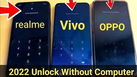 All OPPO Realme Pattern Lock Remove trick without Computer & Data lost in just minutes