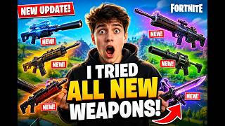 I Tested The CRAZIEST New Weapons in Fortnite