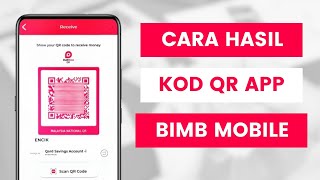 Cara Hasilkan Kod QR DuitNow Bank Islam Di Aplikasi BIMB Mobile Untuk Terima Bayaran Dari Orang Lain