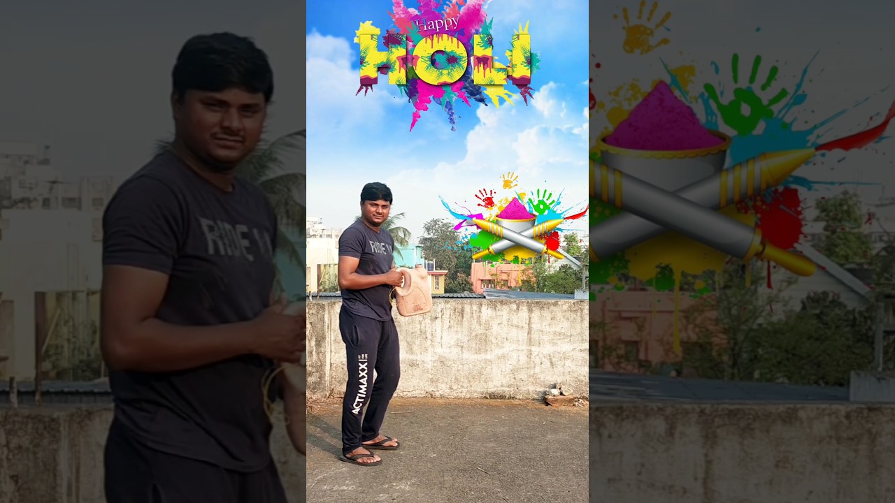 Holi Special VFX  magic Video | Kinemaster editing |  A Digital World I Holi