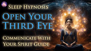 Communicate With Your Spirit Guide Third Eye Activation Sleep Meditation Subliminal Rain Music