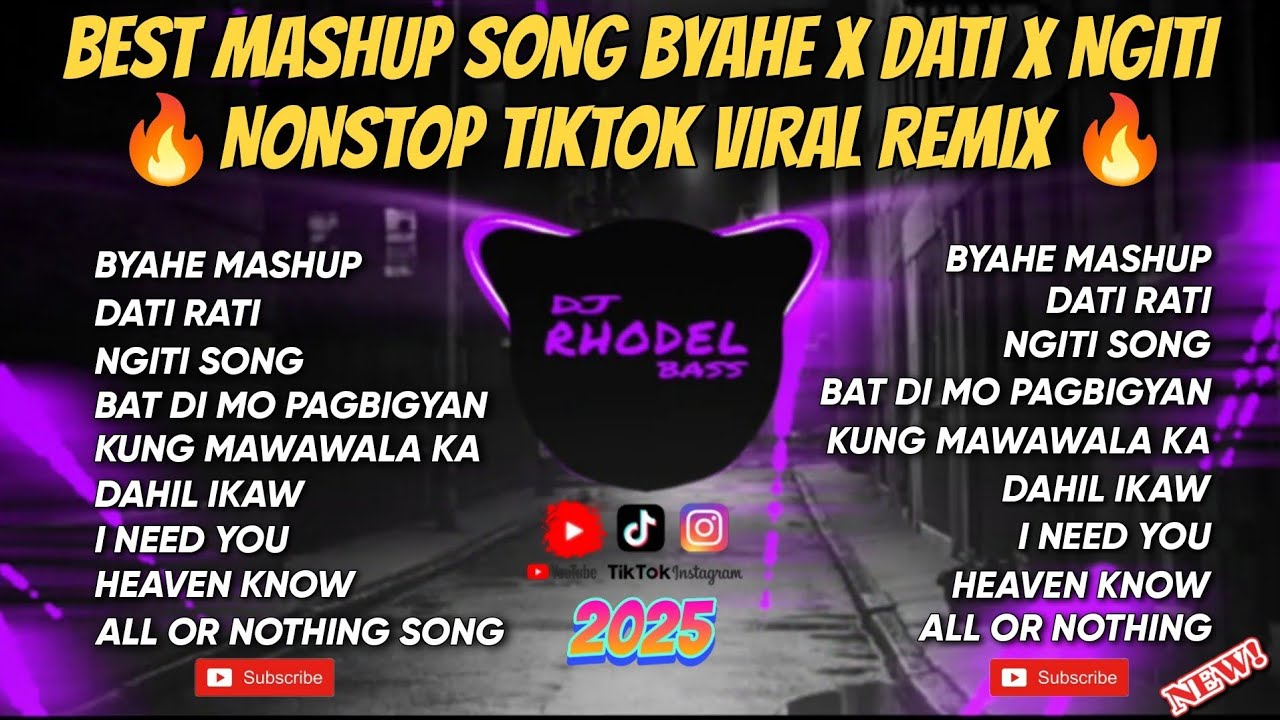 🔥GREATEST MASHUP DECEMBER BYAHE X DATI X NGITI NOSTALGIC PINOT OPM FULL BASS REMIX/DJ RHODEL BASS🔥