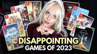 The Most DISAPPOINTING GAMES of 2023 - Atelier Ryza 3, Starfield, Diablo IV and more...