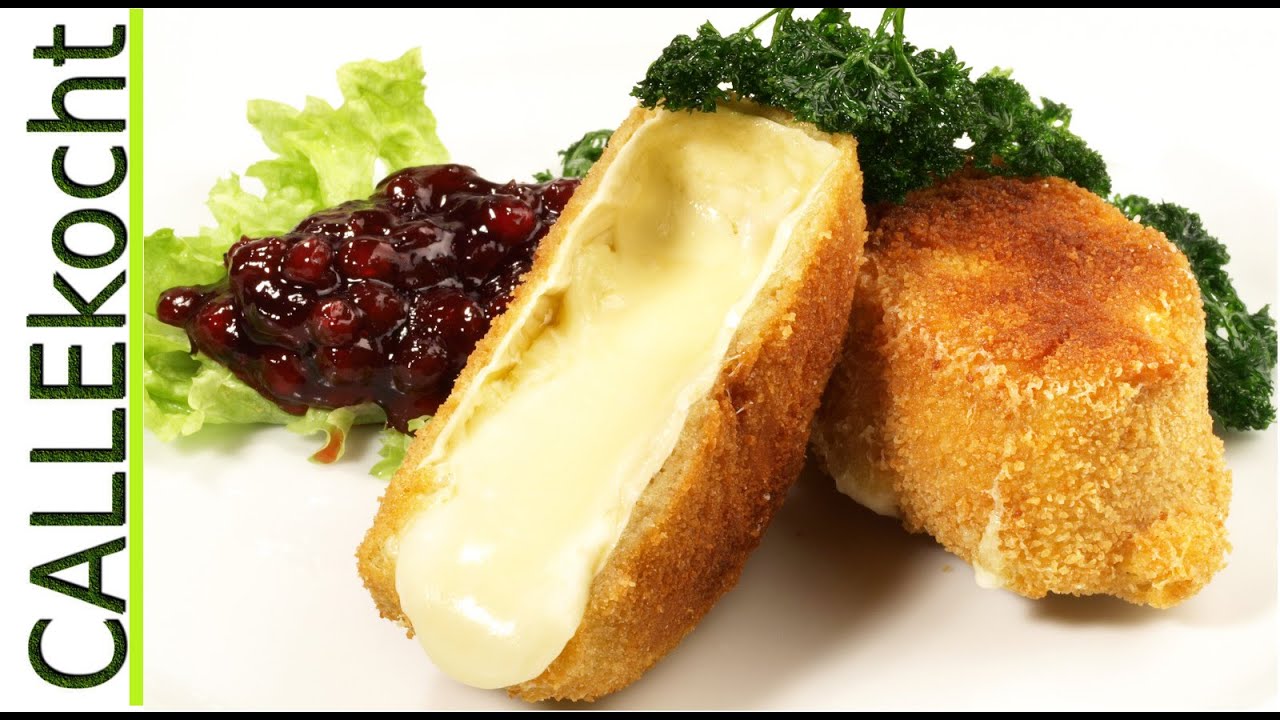 Camenbert backen mit Preiselbeeren, gebackene Petersilie - Rezept