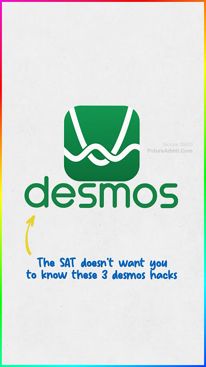 3 Must Know SAT Desmos Hacks…