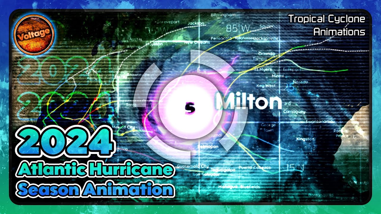2024 Atlantic Hurricane Season Animation