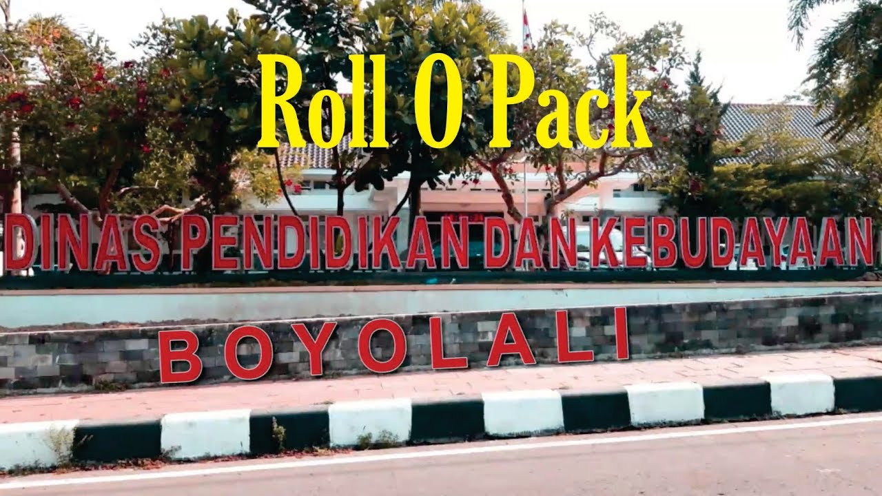 Roll O'Pack Dinas Pendidikan dan Kebudayaan Boyolali
