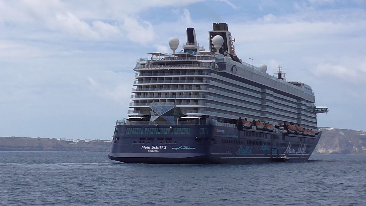 Santorin Tenderboot Zurück Zum Schiff Kreuzfahrt Mit Mein Schiff 3 Von Kreta Nach Mallorca 12