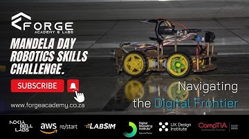 Robotics Skills Challenge in Honor of Nelson Mandela Day. #Nokia #NelsonMandelaDay #forgeacademy