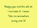 Sunny and 75 Lyrics Joe Nichols