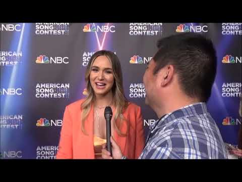 Halie Red Carpet Interview for American Song Contest 2022