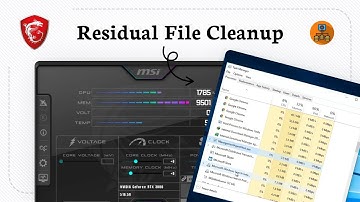 How to uninstall MSI Afterburner (Hardware Reset)