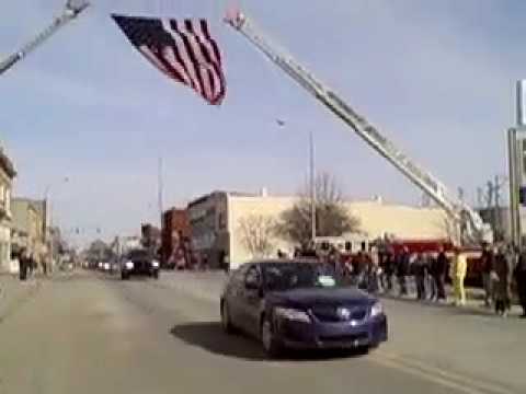 Marine Cpl. Gregory Scott Stultz Funeral Procession