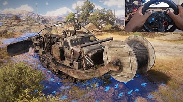 Supply Anbala with Electricity in RoadCraft Aftermath with Logitech G29