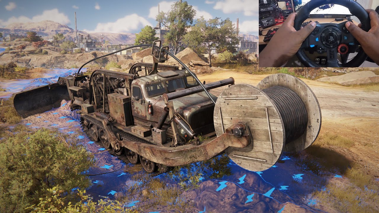 Supply Anbala with Electricity in RoadCraft Aftermath with Logitech G29