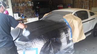 Plasti Dip 13 Mustang Hood