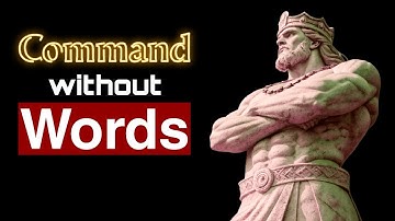 "How to Command Respect Without Saying a Word | Stoic Body Language"
