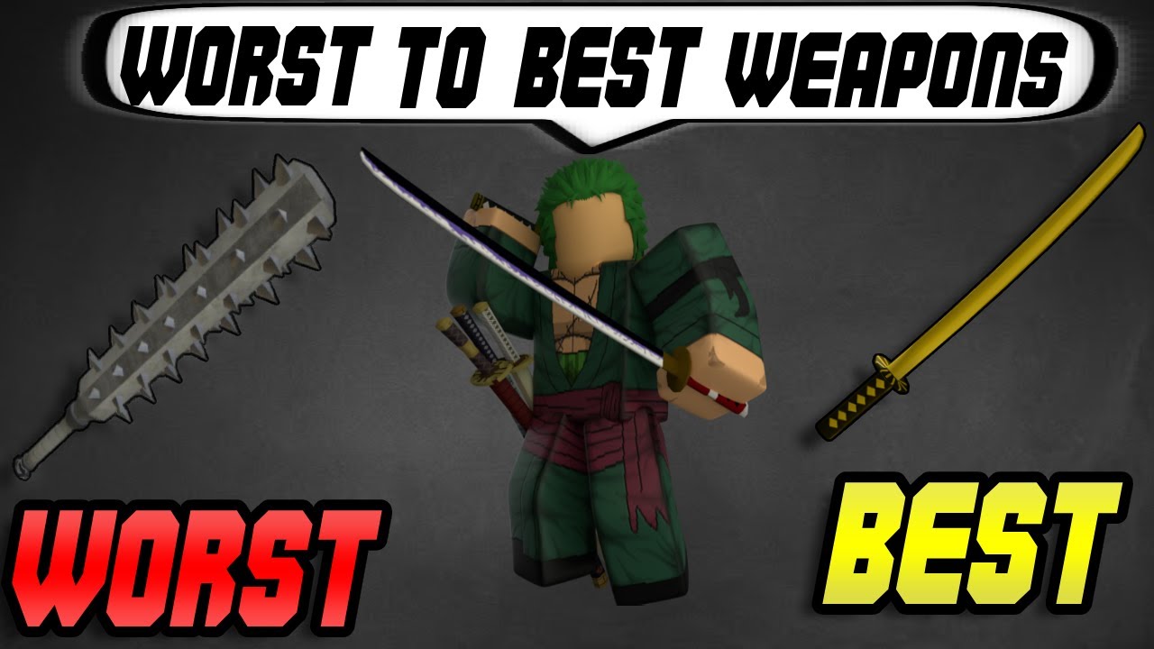 Ranking Every Weapon From Worst To Best In Zoぞ (Roblox)