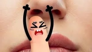 This Funny Fingers Can Talk And Smile! [REUPLOAD]