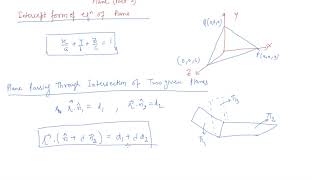 Plane Part 2 | Class 12 Mathematics Three Dimensional Geometry