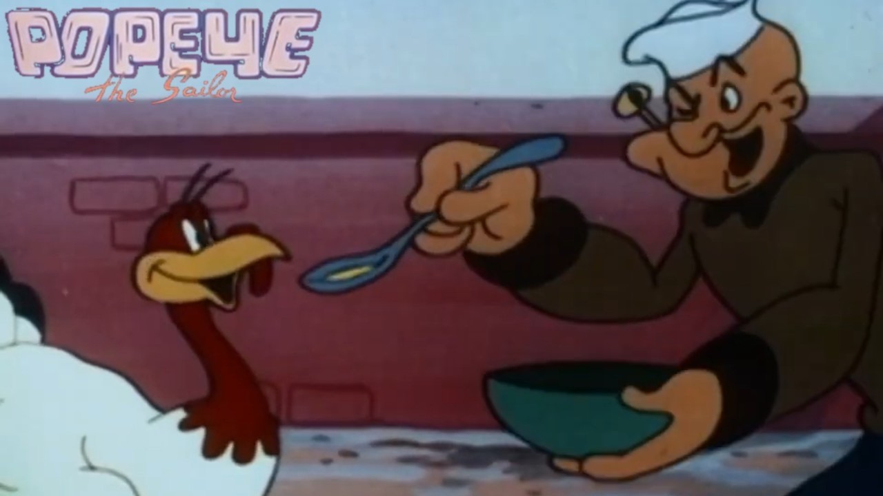 Pilgrim Popeye 1951 Popeye the Sailor Famous Studios Cartoon Short Film | #Popeye Animation Review
